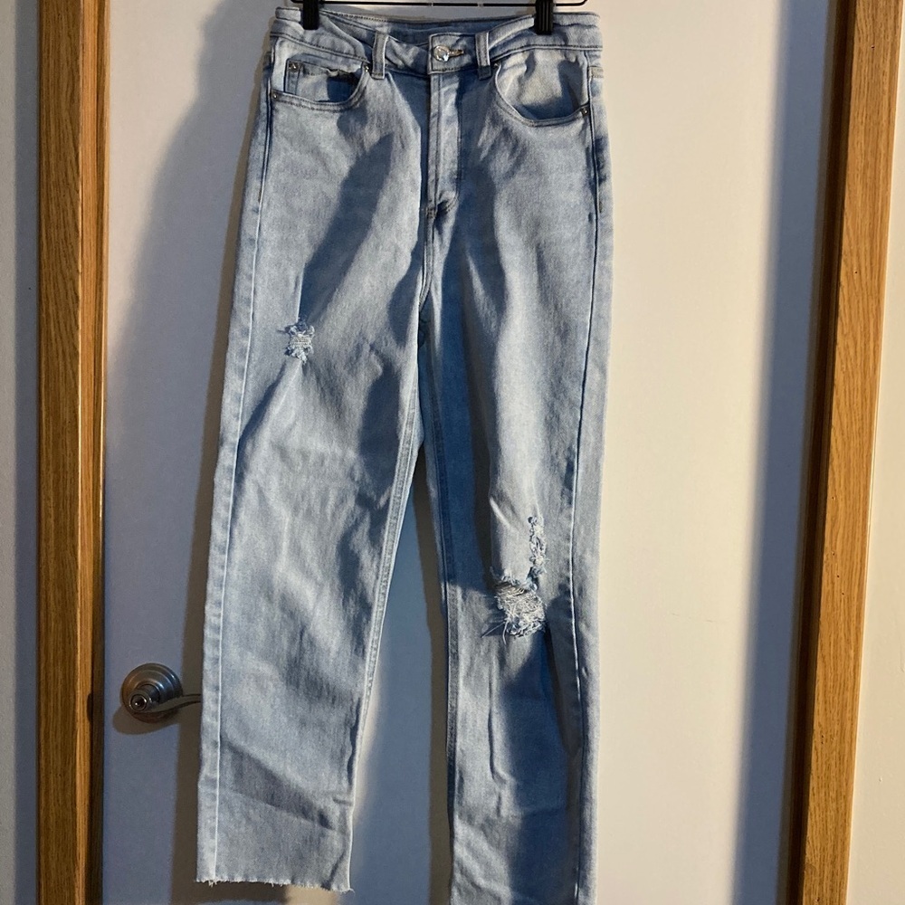 Vanilla Star Sky‎ Blue Straight Leg Jeans